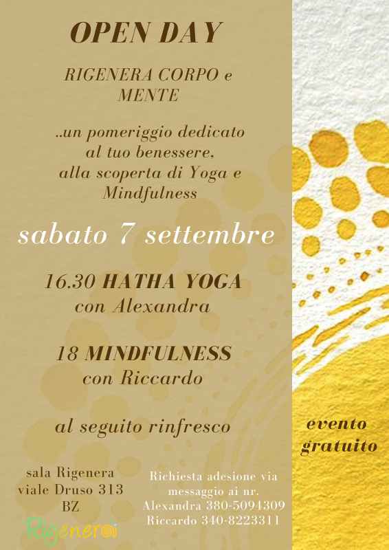 open day yoga e mindfulness